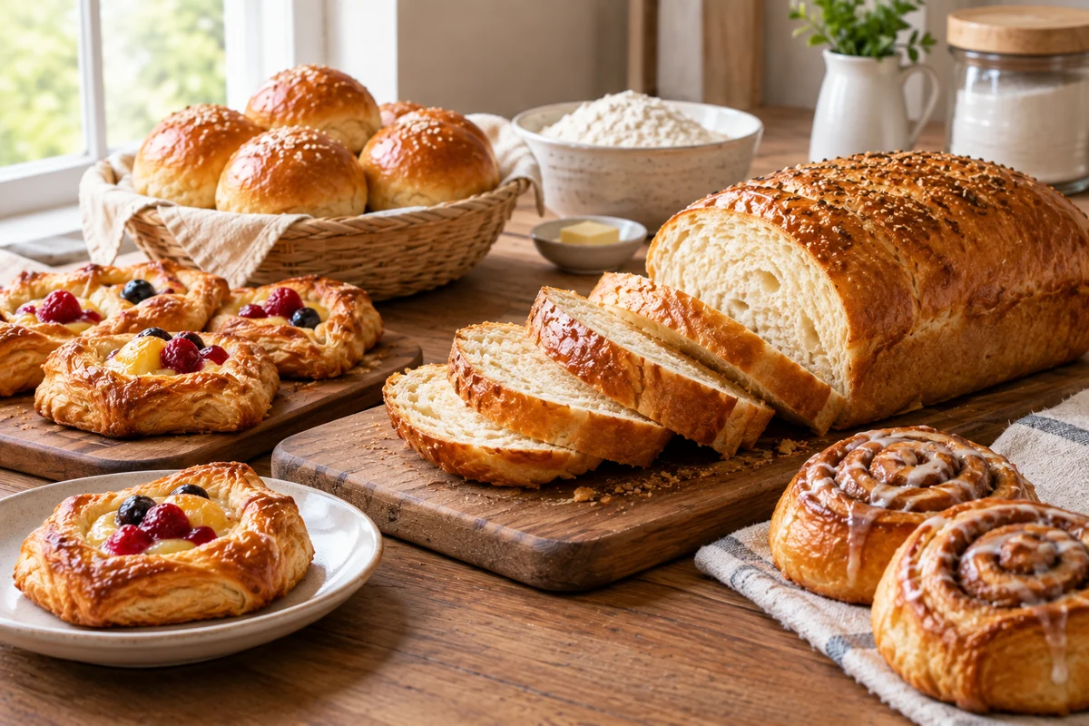 Easy bread and pastry recipes for every occasion