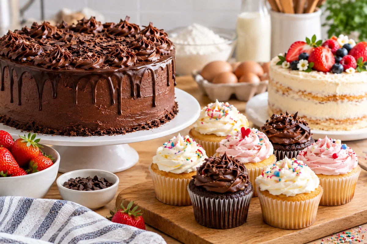 Delicious cake and cupcake recipes made easy