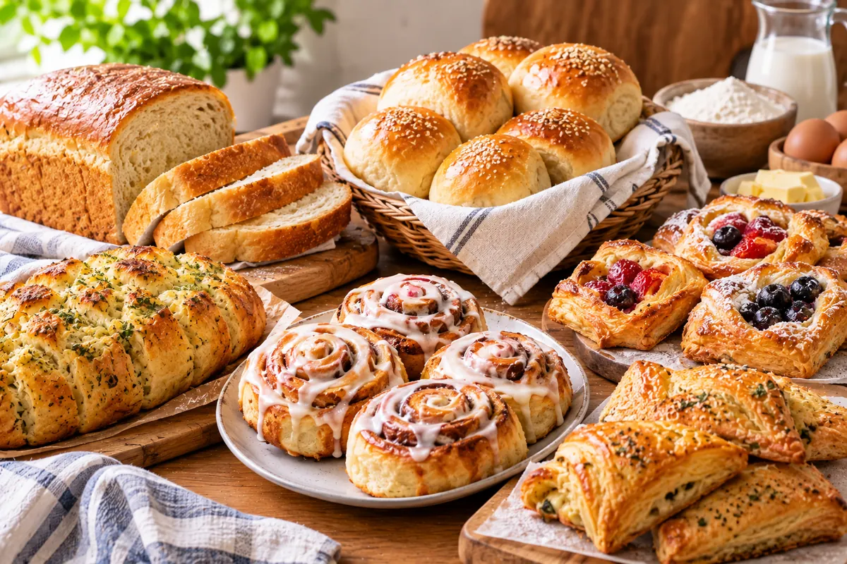 Easy homemade bread and pastry recipes for beginners